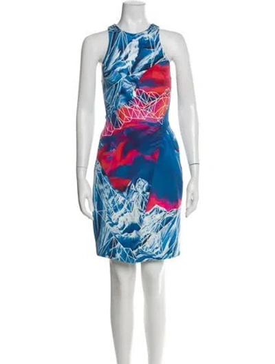 Pre-owned Dion Lee Vintage Knee-length Dress In Blue