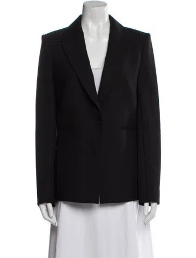 Pre-owned Dion Lee Virgin Wool Jacket In Black