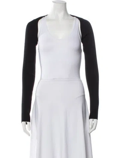 Pre-owned Dion Lee V-neck Sweater In Black