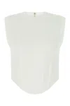 Dion Lee Off-white Cotton Tank Top