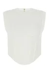 Dion Lee White Cotton Corset Top