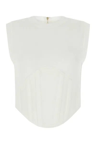 DION LEE WHITE COTTON TOP