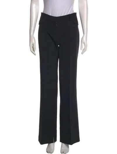 Pre-owned Dion Lee Wide Leg Pants In Black