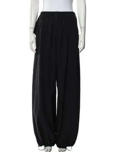 Pre-owned Dion Lee Wide Leg Pants In Black