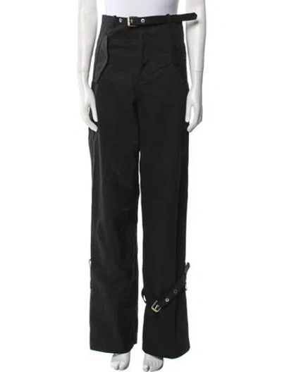 Pre-owned Dion Lee Wide Leg Pants In Blue