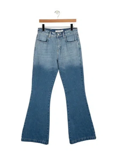 Pre-owned Dion Lee Wide Leg Pants In Blue