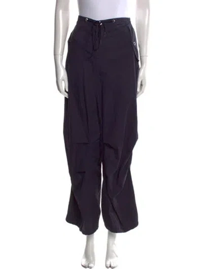 Pre-owned Dion Lee Wide Leg Pants In Blue