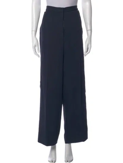 Pre-owned Dion Lee Wide Leg Pants In Blue