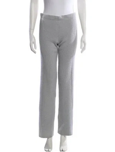Pre-owned Dion Lee Wide Leg Pants In Gray