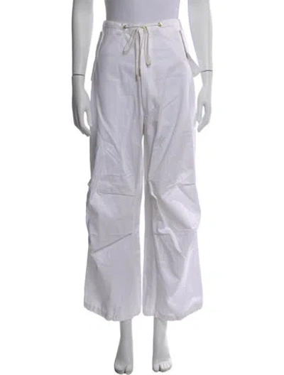 Pre-owned Dion Lee Wide Leg Pants In Gray