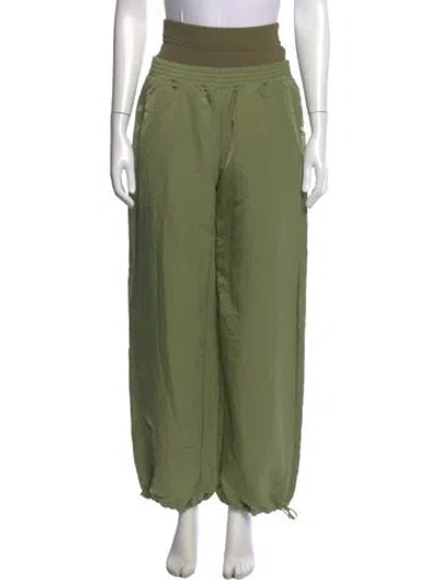 Pre-owned Dion Lee Wide Leg Pants In Green