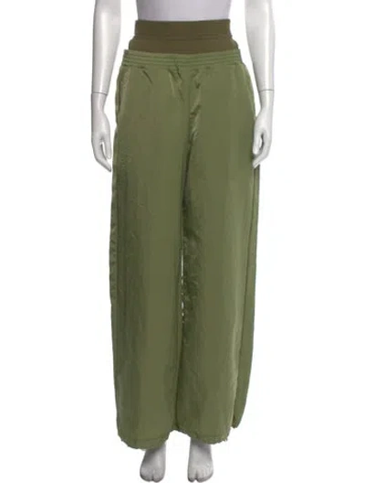 Pre-owned Dion Lee Wide Leg Pants In Green