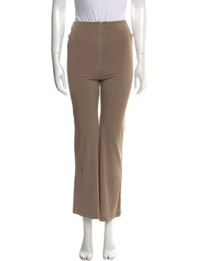 Pre-owned Dion Lee Wide Leg Pants In Neutral