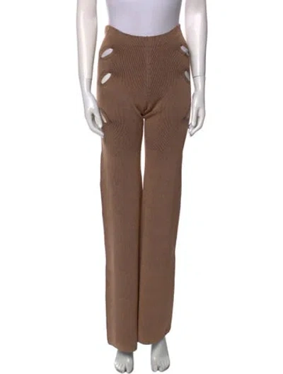 Pre-owned Dion Lee Wide Leg Pants In Neutral