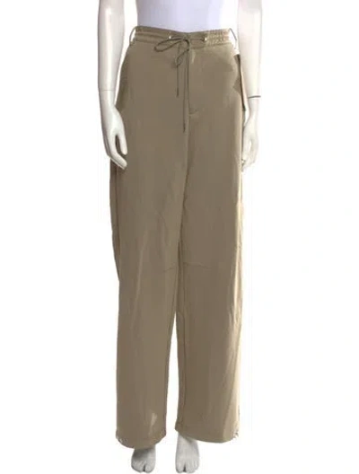 Pre-owned Dion Lee Wide Leg Pants In Neutral