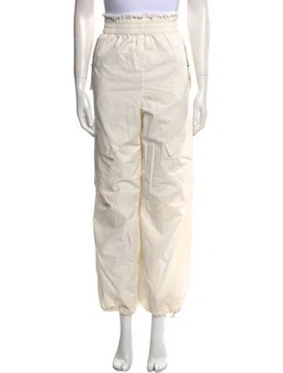 Pre-owned Dion Lee Wide Leg Pants In Neutral
