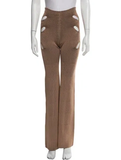 Pre-owned Dion Lee Wide Leg Pants In Neutral