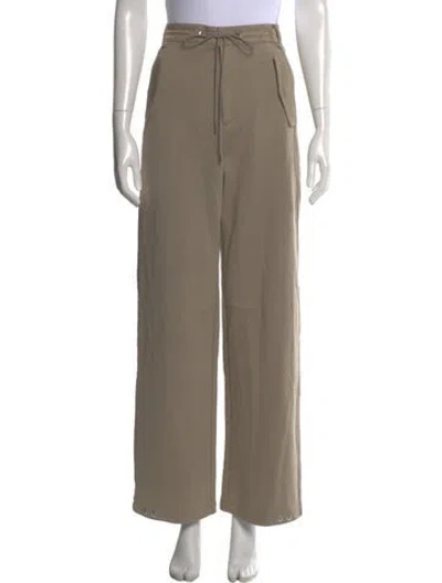 Pre-owned Dion Lee Wide Leg Pants In Neutral