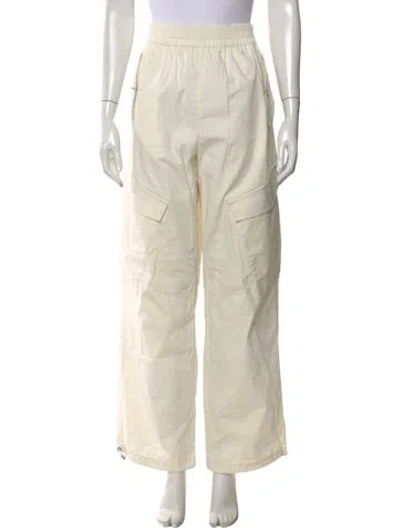 Pre-owned Dion Lee Wide Leg Pants In Neutral