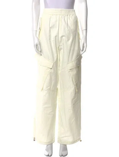 Pre-owned Dion Lee Wide Leg Pants In Neutrals