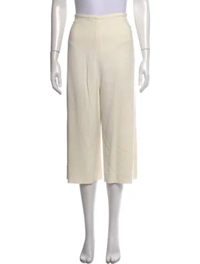 Pre-owned Dion Lee Wide Leg Pants In Neutrals