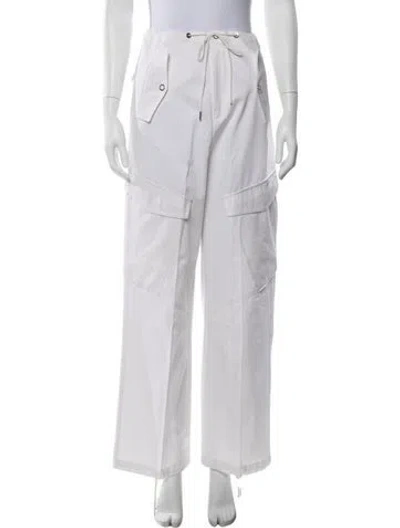 Pre-owned Dion Lee Wide Leg Pants In Neutrals
