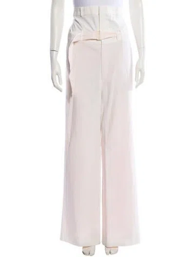 Pre-owned Dion Lee Wide Leg Pants In Pink