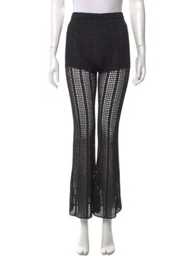 Pre-owned Dion Lee Wide Leg Pants W/ Tags In Black