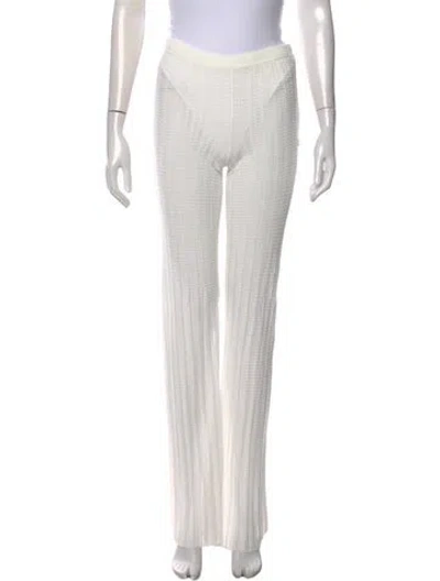 Pre-owned Dion Lee Wide Leg Pants W/ Tags In White