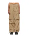 Shop Dion Lee Wide-legged Casual Pants In Nude