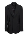 Dion Lee Woman Blazer Black Size 4 Polyester, Wool, Viscose In Black