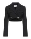 Dion Lee Woman Blazer Black Size S Polyester, Wool, Elastane, Polyamide In Black