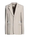 Dion Lee Woman Blazer Dove Grey Size 4 Wool
