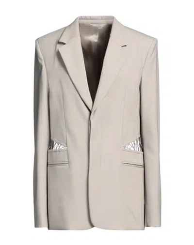 Dion Lee Woman Blazer Dove Grey Size 4 Wool