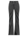 Dion Lee Woman Jeans Black Size 29 Cotton In Black