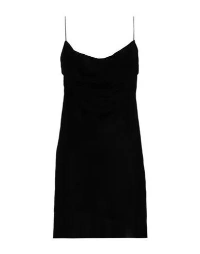 Dion Lee Woman Mini Dress Black Size 2 Polyester, Elastane