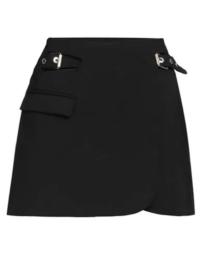 Dion Lee Woman Mini Skirt Black Size 6 Polyester, Wool, Elastane, Polyamide