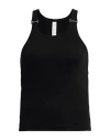 Dion Lee Woman Tank Top Black Size Xs Organic Cotton, Elastane