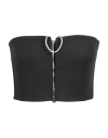 Dion Lee Black Mobius Bandeau Top In Black