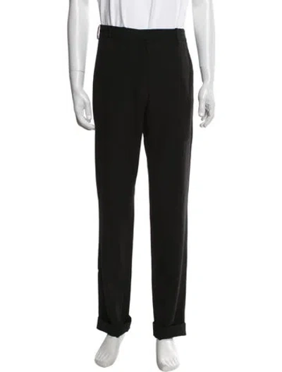 Pre-owned Dion Lee Wool Dress Pants In Black