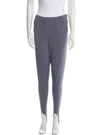 Pre-owned Dion Lee Wool Sweatpants In Gray