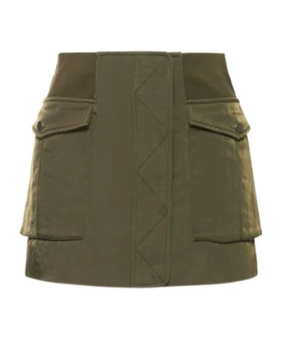 Dion Lee Workwear Skirt In Green