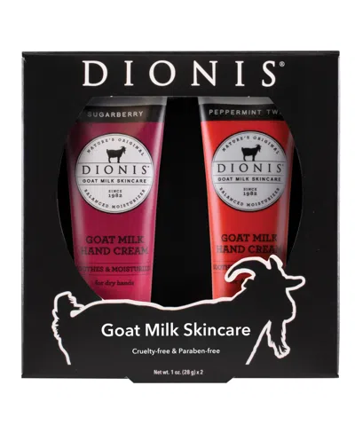 Dionis Berry Spice Goat Milk Hand Cream Duo In White
