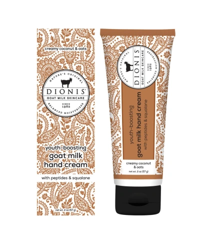 Dionis Creamy Coconut & Oats Youth Boosting Goat Milk Hand Cream In No Color