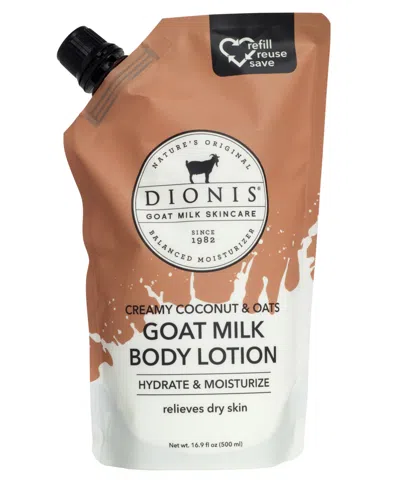 Dionis Creamy Coconut Oats Goat Milk Body Lotion Refill Pouch 16.9 Fl oz In No Color