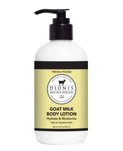 Dionis Freshly Picked Goat Milk Body Lotion, 8.5 Oz. In Transparent