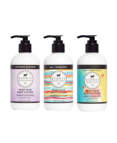 Dionis Goat Milk Body Lotion Trio In No Color