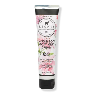 Dionis Hand & Body Goat Milk Cream - Stargazer Lily