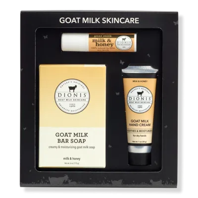 Dionis Milk & Honey Bar Soap, Lip Balm, Hand Cream Gift Set