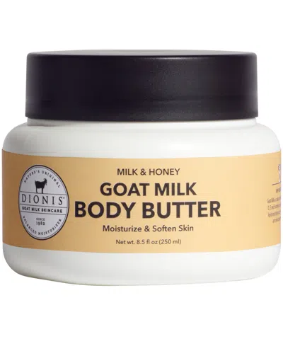 Dionis Milk Honey Goat Milk Body Butter, 8.5 Oz. In Transparent